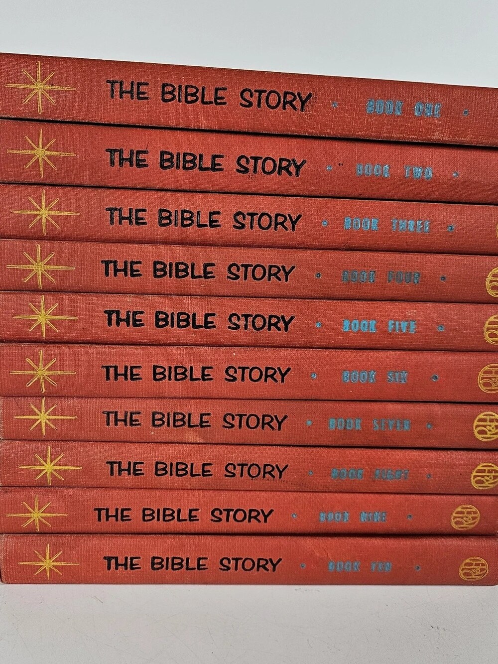 Vintage The Bible Story Complete 10-Volume Set Books 1-10 Arthur Maxwell